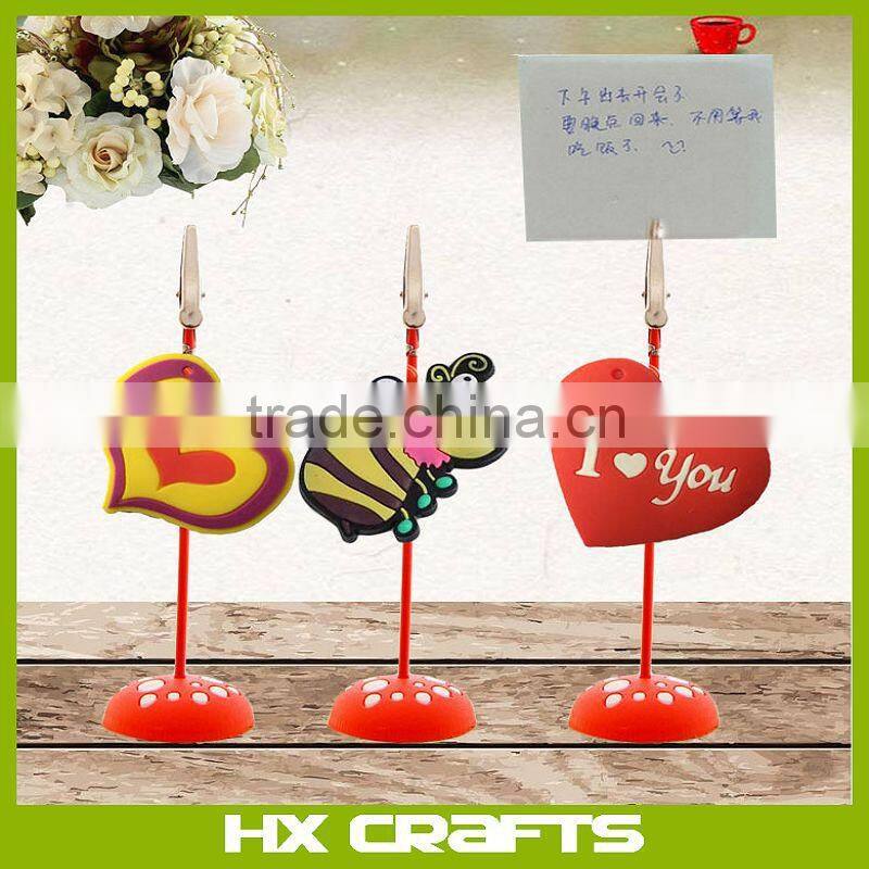 Hot Sell Custom Promotion Memo Clip,Memo Holder in Cartoon design