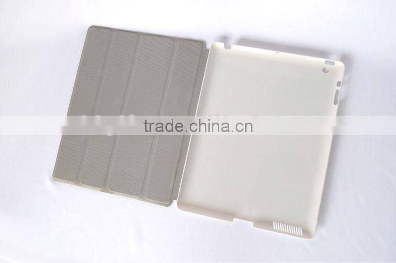 Blue PU Leather With Plastic basic Tablet Pc Pouch Bag
