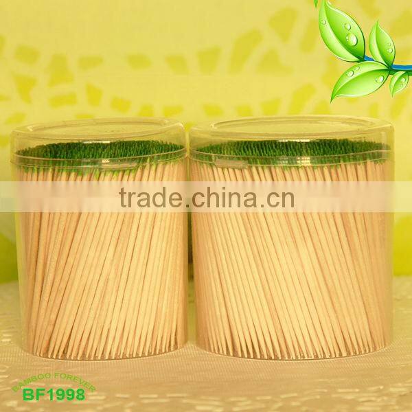 Nature Double tips bamboo toothpick with minted