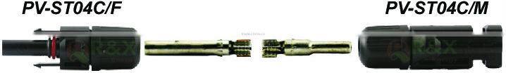 High Quality MC4 Solar PV Connector With TUV Approval, Apply To Solar System Connection