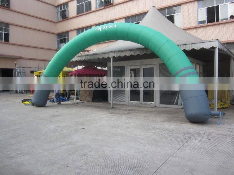 Factory price colorful rainbow inflatable arch