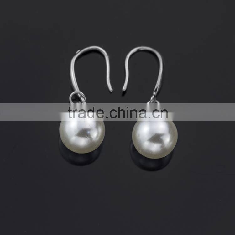 Korea style 925 sterling silver imitation pearl earrings !