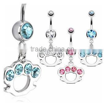 Acrylic belly navel piercings flower fleshed color navel ring make navel belly button rings