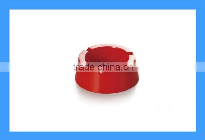 DCA009154RED Shiny RED color melamine ashtray, melamine cigarette ashtray, round ashtray