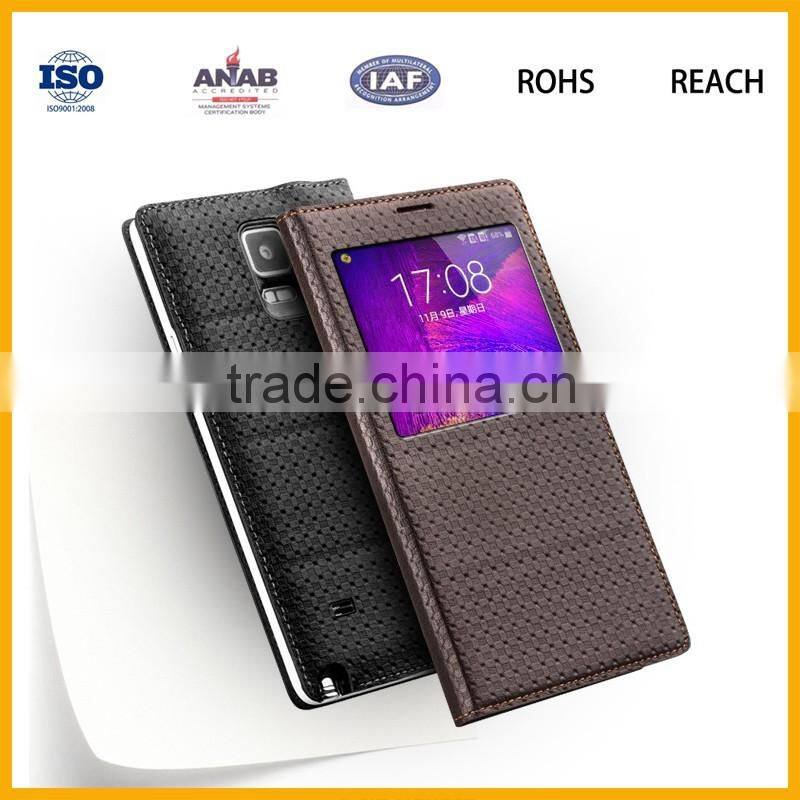 2016 smart book cover cases for Huawei, leather mobile Phone case