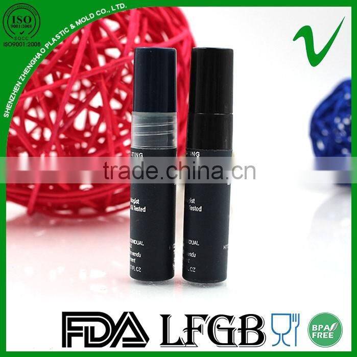 PP perfume empty round mini 5ml spray bottle bottle