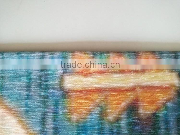 jet printing chenille rug