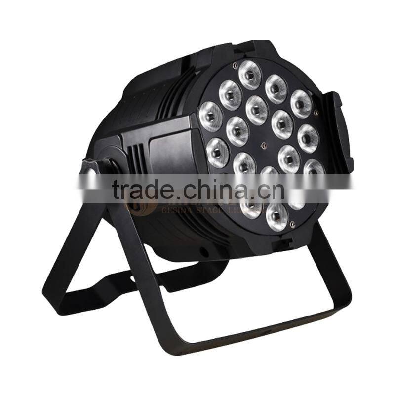 wedding decoration Professional led par led dmx par 64 4in1 rgbw 18x10w led par light
