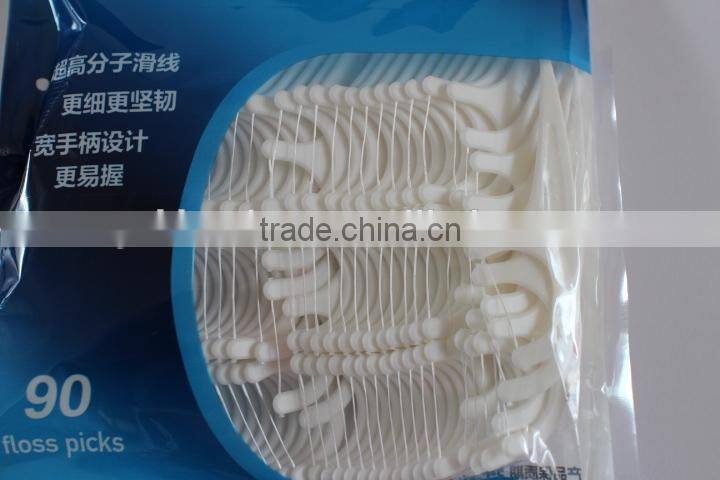 Plastic Dental Floss Toothpicks