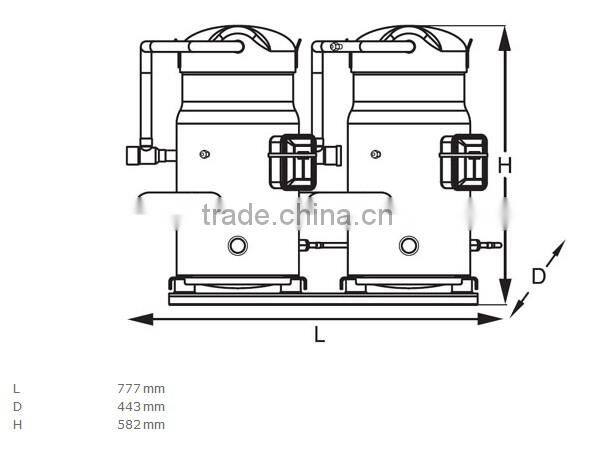 Danfoss Compressor tandem type SM220