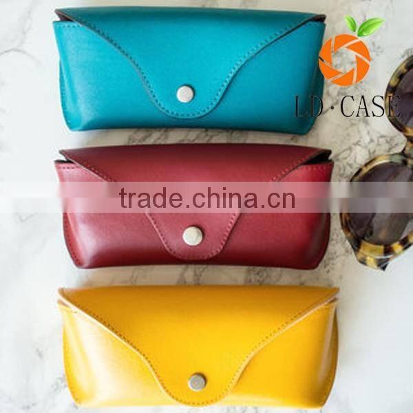Special sunglasses case Retro glasses box genuine leather / leather eyeglass box case