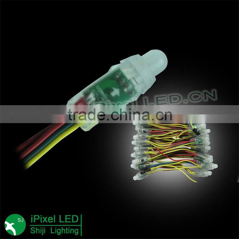 arduino ws2801 rgb mini 12mm diameter pixel led 50pcs sd controller