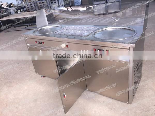 Imported Compressor High Efficiency Fried Ice Cream Machine