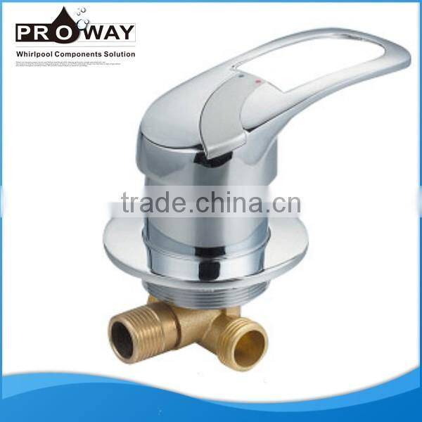 Proway Brass Body Concealed 5 Way Diverter Valve black rv shower head faucet