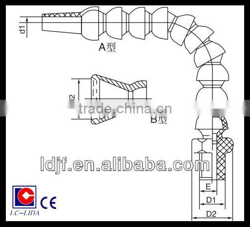 CNC machine plastic gooseneck hose