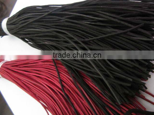 Flat square leather cord for Necklaces