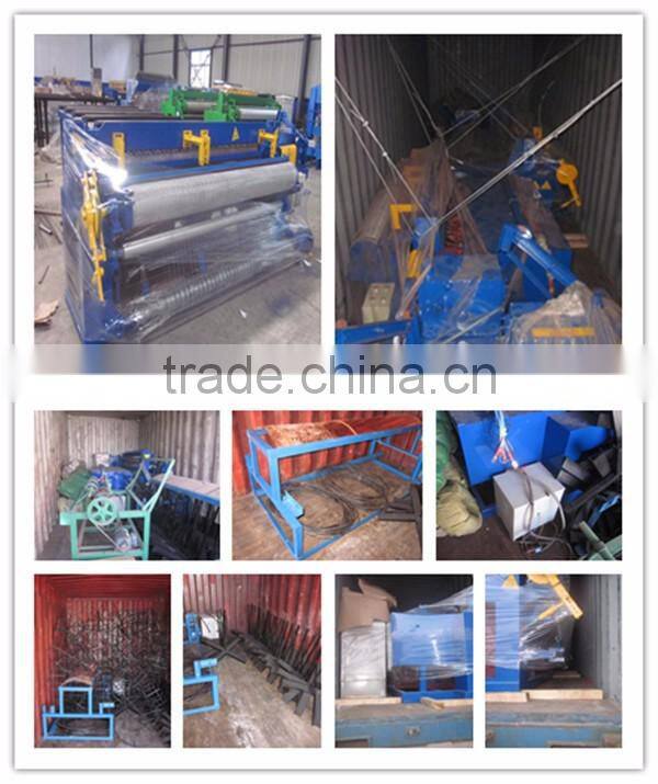 Automatic electric mesh welding machine production line