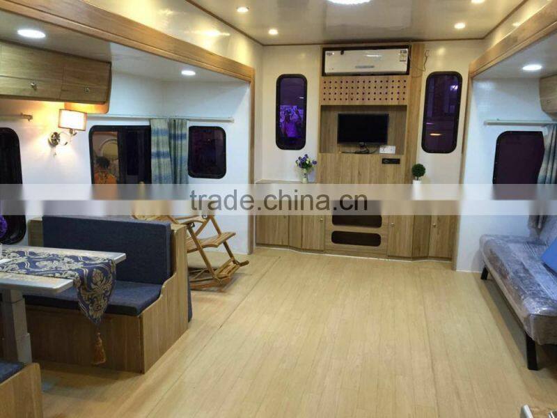 Trailer Camper Van 2-Bedroom 1-Living room 1-Bathroom 1-Kitchen with Veranda