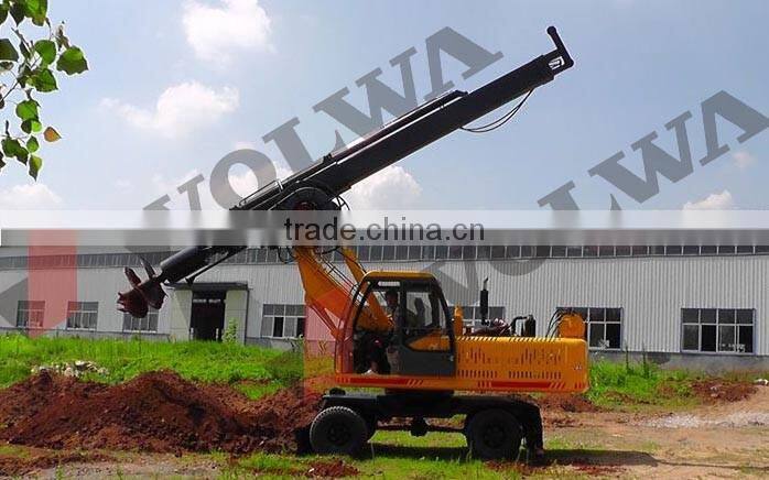 Hot sale GNLW360 wheel rotary drilling rig