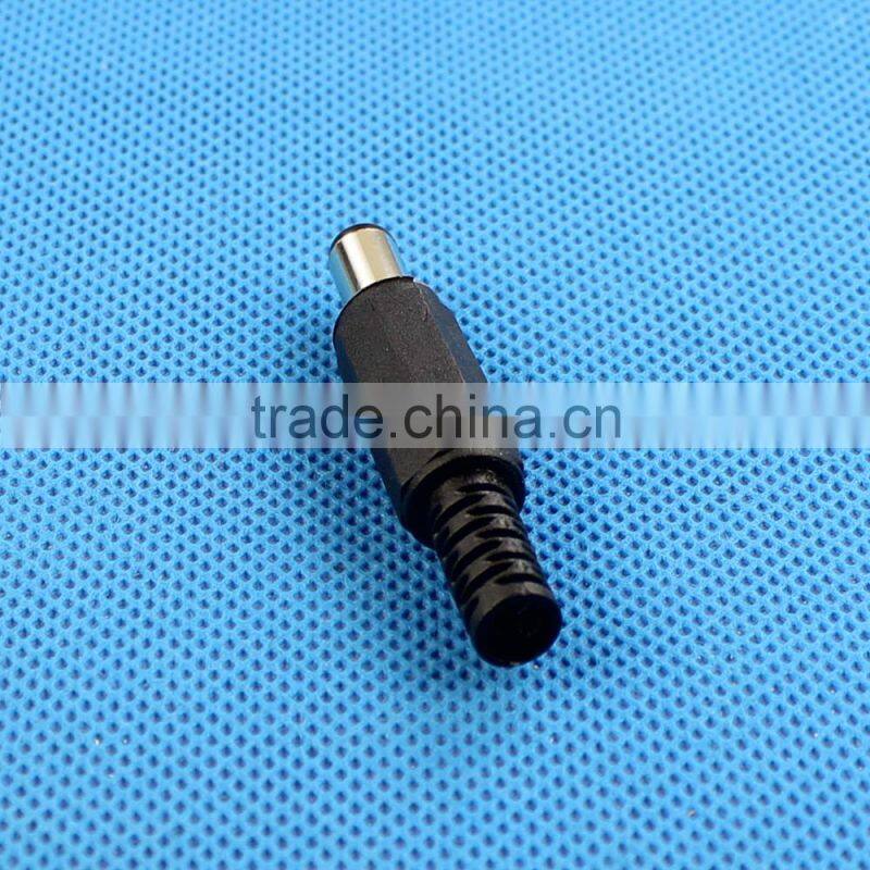 DC2.1 plastic 2.1/2.5MM dc jack male adapter dc power plug