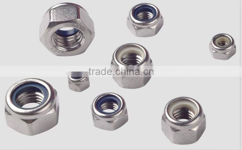 STAINLESS STEEL DIN985/982 NYLON INSERT LOCK NUTS