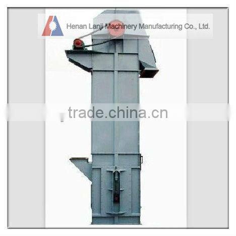 Large capacity concrete bucket elevator machine for bulk mining materials
