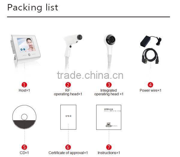 2017 Home use skin tighting machine thermo RF Skin Lifting Anti-Aging Vacuum RF with cooling beauty machine spa facial machine