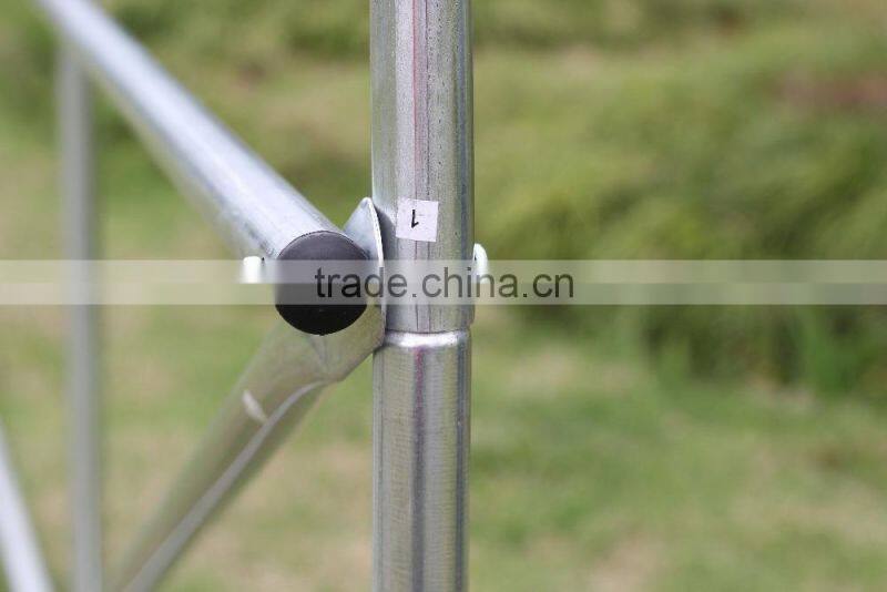 3x2x2M Polytunnel Greenhouse Fully Galvanized Steel Frame Garden Greenhouse