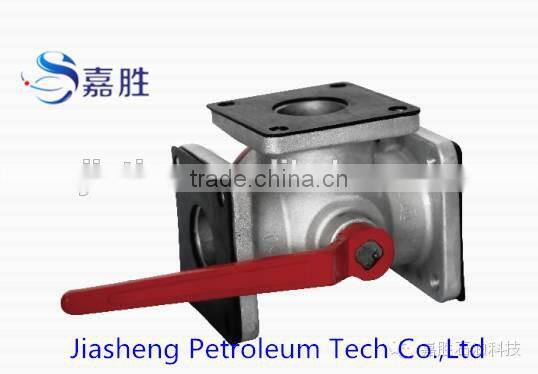 Fuel Tanker Aluminium 3 Way Ball Valve