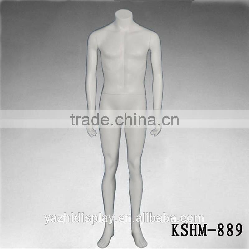 Factory price poseable headless display stand male mannequin for sale