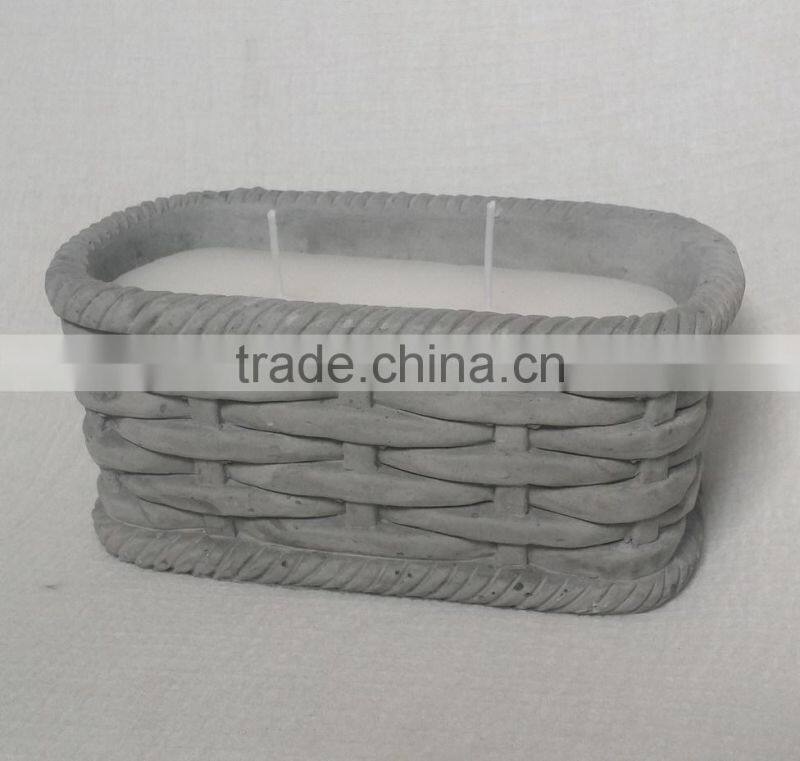 cheap stone wax candle jar