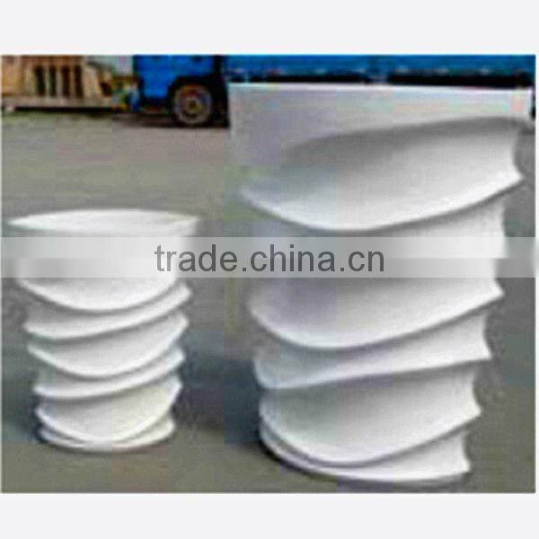 Royal Botanical Resin Round Plant Pot Plant Container Textured Stone Planter Plant QL-66139