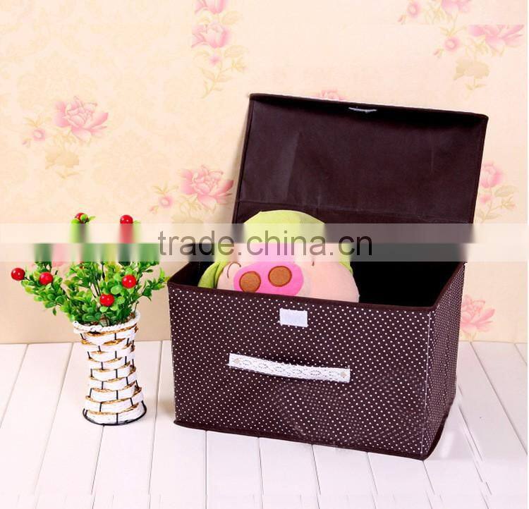 N496 Household Non Woven Box Foldable Storage Box Home Storage Organization