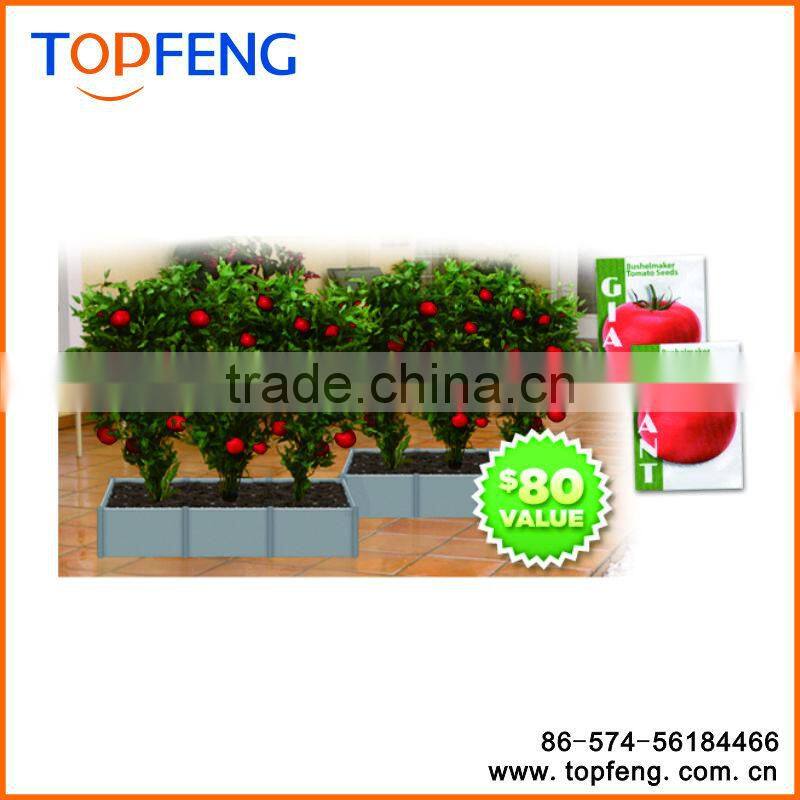 Tomato Patch/ Plant Fence No Rot PVC Composite Flower Window Box (10PCS)