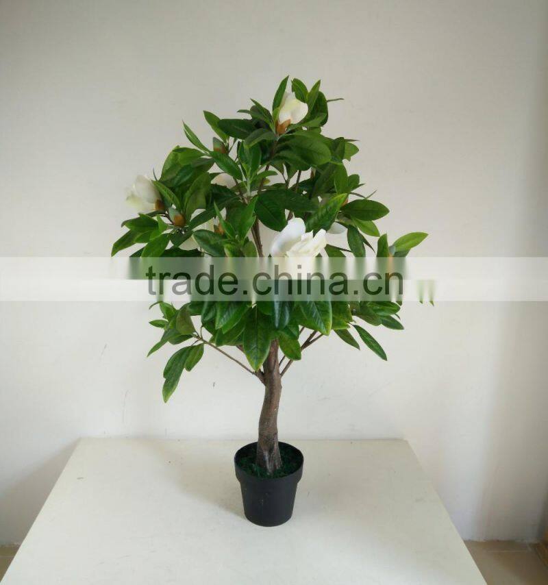 factory direct sale ornamental fake magnolia flower tree