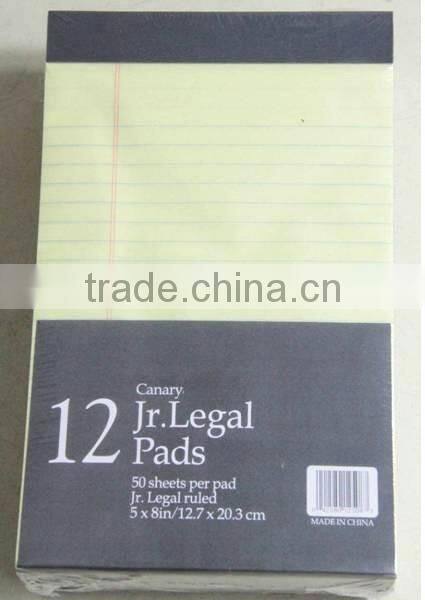 Stock 12pcs Legal Pads notebook