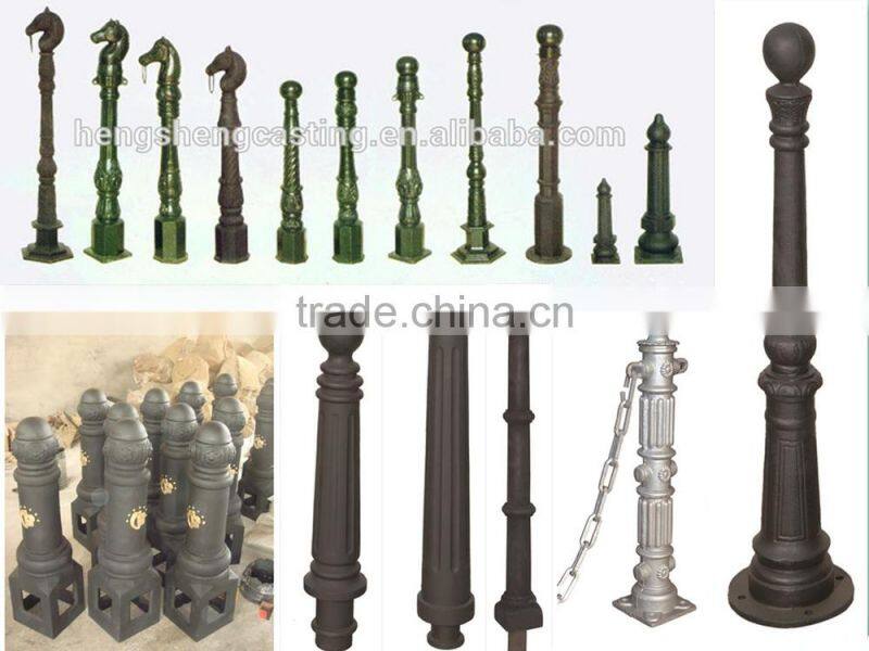 Trade Assurance China Supplier Street Metal Steel Cast Iron Bollard