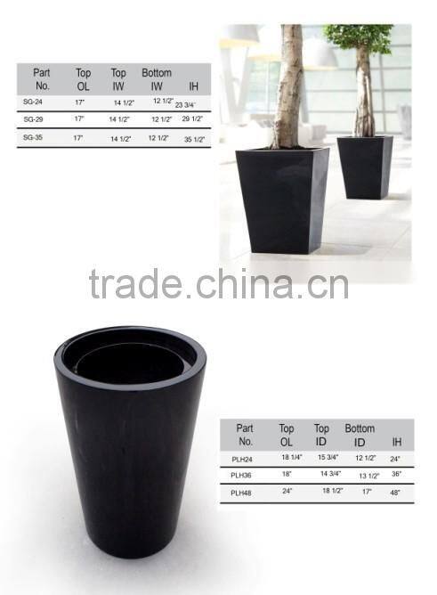 fiberglass flower pot balcony flower pot