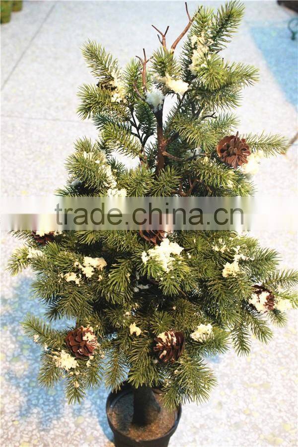 90cm -120cm indoor decoration Christmas festival supplies artificial snow needle pine tree