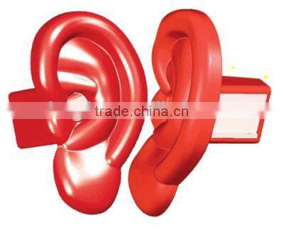 Novelty hgih quality ear shape plastic pencil sharpener