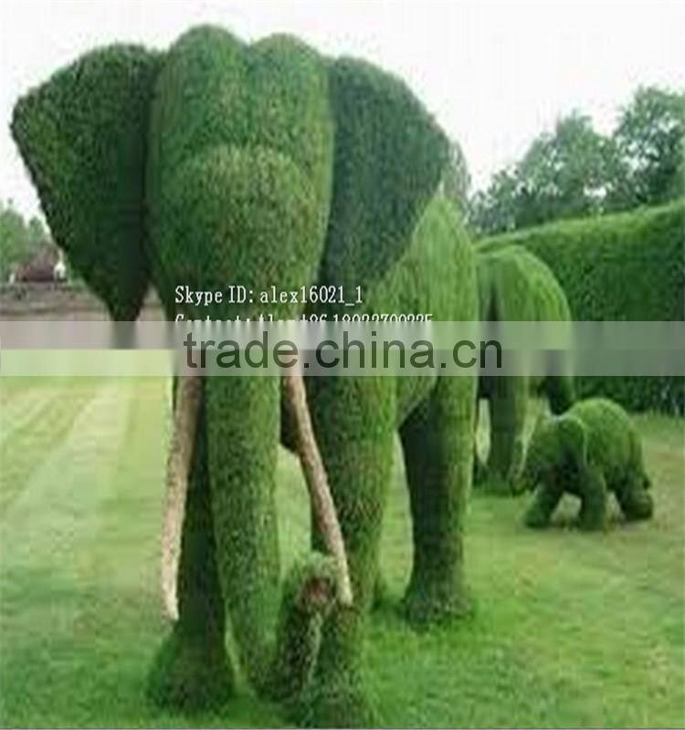 LXY072403 manufacturer artificial grass animal topiary ornamental artificial elephant lawn animals