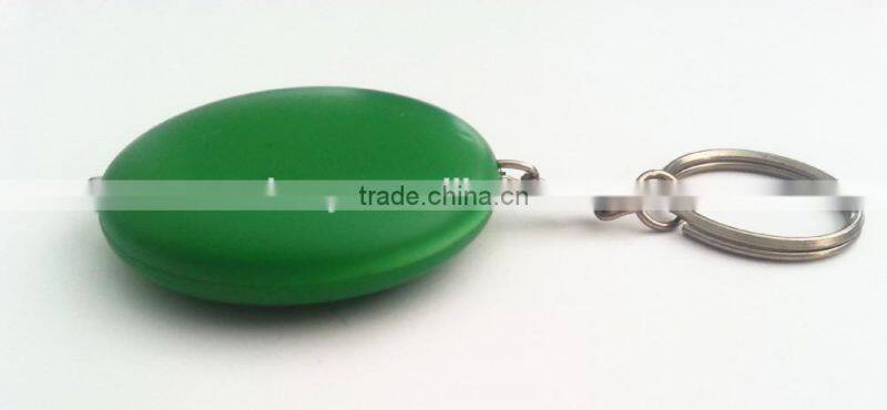 promotional gift flashing LED T-shirt keychain, key ring with light