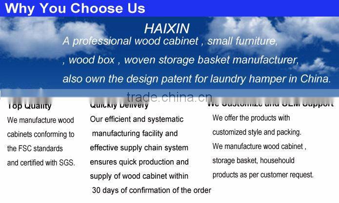 Wall Mounted MDF Wooden Decorative Floating Wall Shelf With Metal Hooks