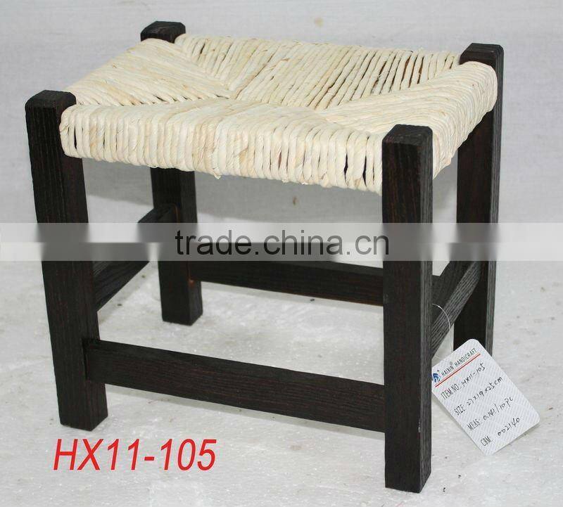 Antique wooden saet stool for children