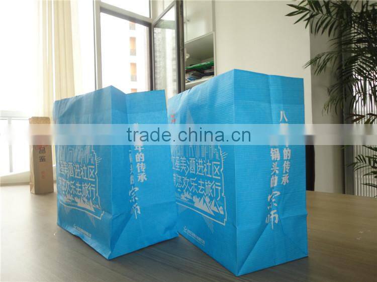 Logo Printed Customer Design Color Paper Bag of Kraft Paper with Handles