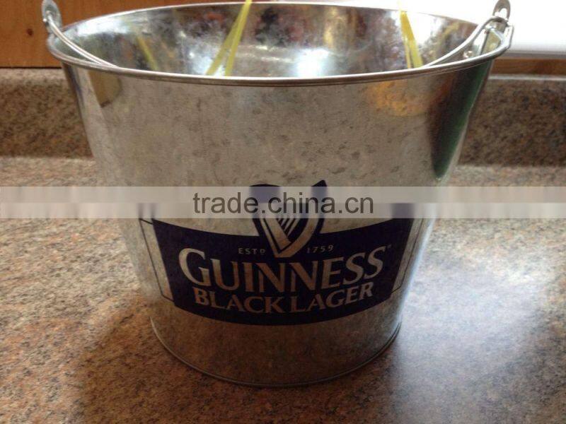 Full Color Printing Metal Ice Bucket