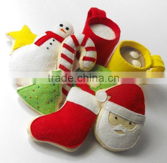 2017 hight quality party supply new products hot sale home decoration handicraft promotional felt christmas craft made in China