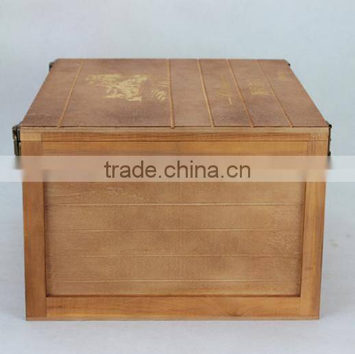 wooden boxes for wine bottles
