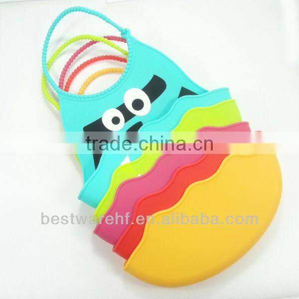 Cute silicone baby products.silicone rubber baby bibs manufature in shenzhen guangdong china