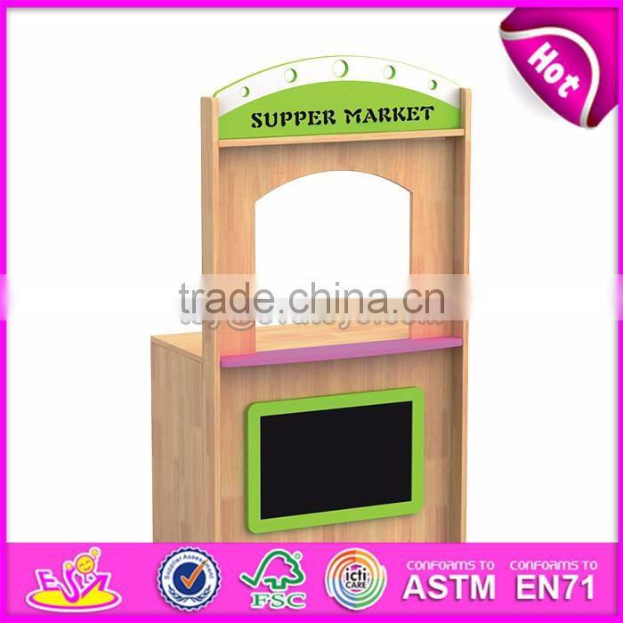 Customized kindergarten toy storage wooden lemonade stands for kids W08C197